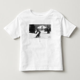 Camiseta De Bebé Timberline Lodge y "Lady" la dueña