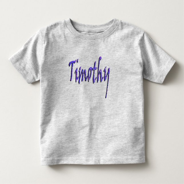 Camiseta De Bebé Timoteo, nombre, logotipo, (Anverso)