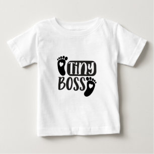 Camiseta De Bebé Tiny Boss - Jefa Pequeña 