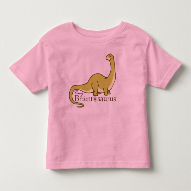 Camiseta De Bebé Tiny Brontosauro (Anverso)