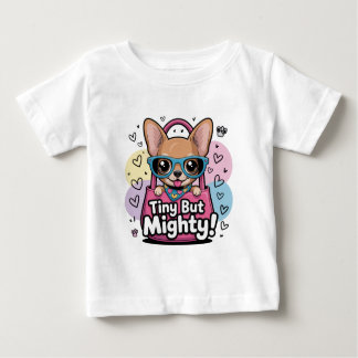 Camiseta De Bebé Tiny but Mighty Chihuahua Keychains & Lanyards