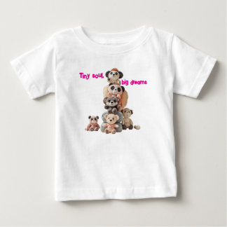 Camiseta De Bebé Tiny Soul, Big Dreams" Teddy Bear Toddler T-Shirt