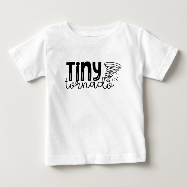 Camiseta De Bebé Tiny Tornado (Anverso)