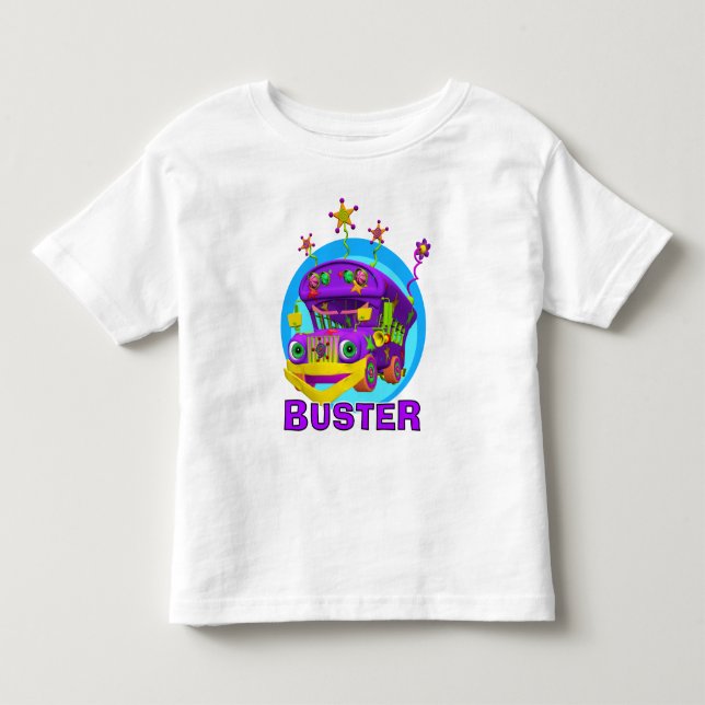 Camiseta De Bebé Tipo de GiggleBellies el autobús (Anverso)