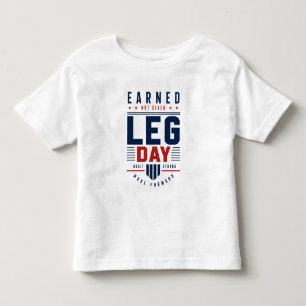 Camiseta De Bebé Tipografía de motivación para día de piernas en el