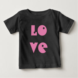 Camiseta De Bebé Tipografía de tutu rosa dulce y divertida del text