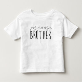 Camiseta De Bebé Tipografía del Hermano Medio
