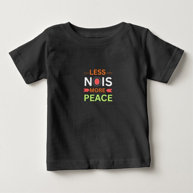 Camiseta De Bebé Tipografía en negrita (Anverso)