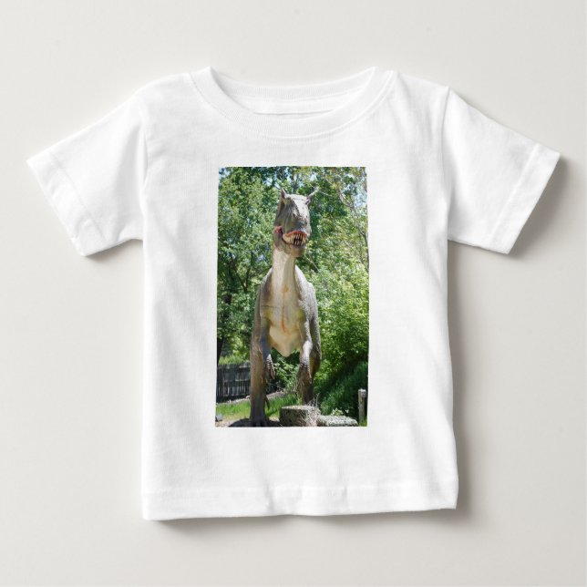 Camiseta De Bebé Tirannosauro Rex Dinosaurio (Anverso)