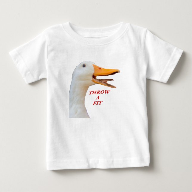 Camiseta De Bebé Tirar un berrinche (Anverso)