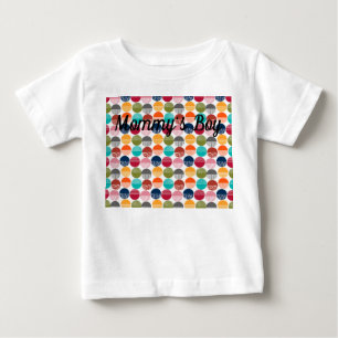 Camiseta De Bebé Tiras y sólidos