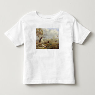 Camiseta De Bebé Tiroteo del pato (aceite en lona)