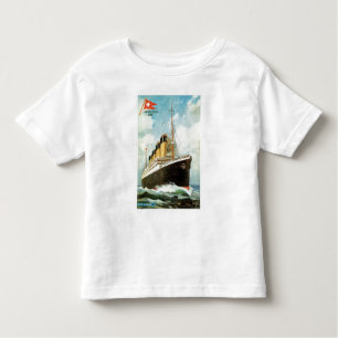 Camiseta De Bebé Titanic en Sea Toddler Ringer T