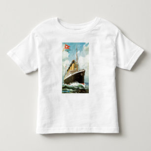 Camiseta De Bebé Titánico en el campanero T del niño del mar