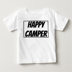 Camiseta De Bebé Título: Feliz Campista Aventura Divertida de Campi