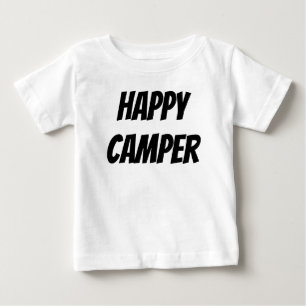 Camiseta De Bebé Título: Feliz Campista Aventura Divertida de Campi