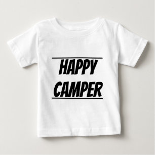 Camiseta De Bebé Título: Feliz Campista Aventura Divertida de Campi
