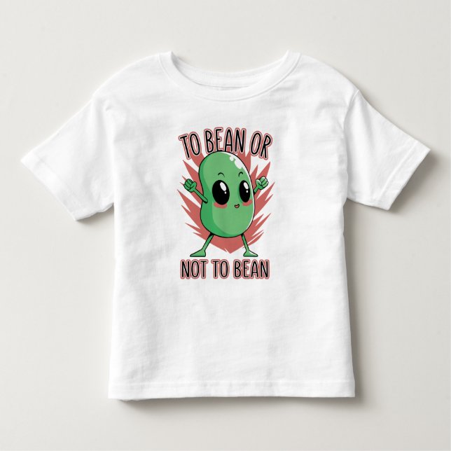Camiseta De Bebé To bean or not to bean (Anverso)