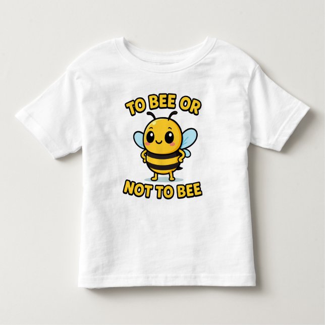 Camiseta De Bebé To bee or not to bee (Anverso)