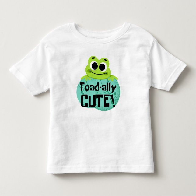 Camiseta De Bebé Toad-ally Cute Frog Toddler T-Shirt (Anverso)