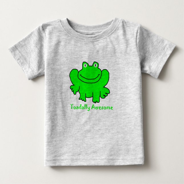 Camiseta De Bebé toadally impresionante (Anverso)