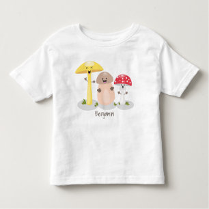 Camiseta De Bebé Toadstool de hongos de hongo de kawaii