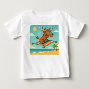 Camiseta De Bebé Toalla de playa Reno & Magia – Aventuras soñadas p