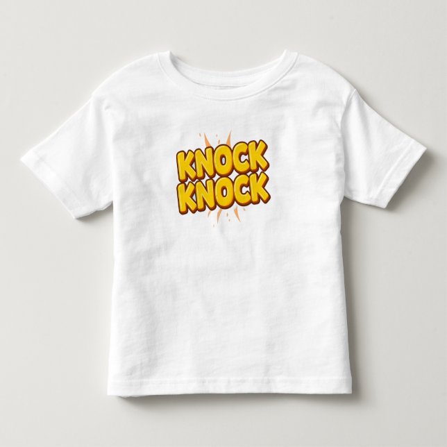 Camiseta De Bebé Toc toc (Anverso)