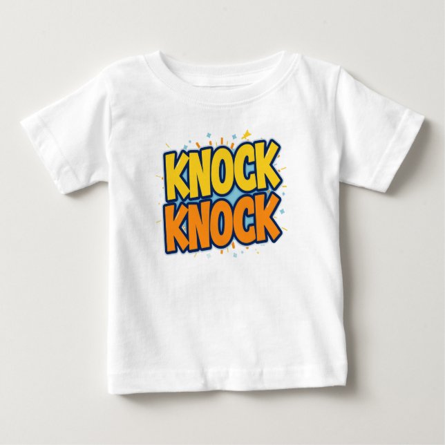 Camiseta De Bebé Toc toc  (Anverso)