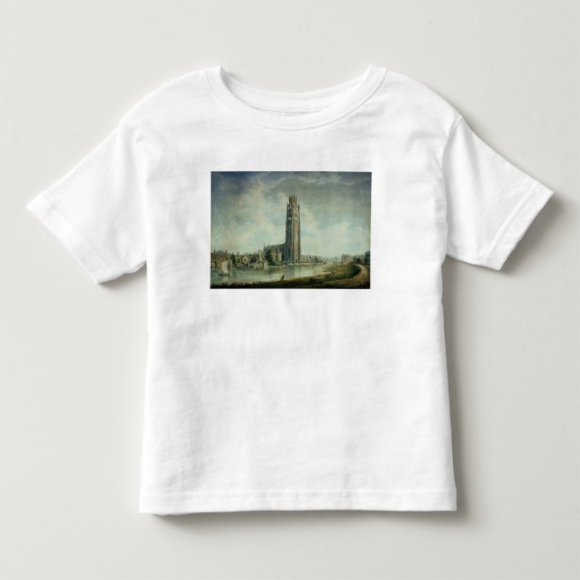 Camiseta De Bebé Tocón de Boston: visión desde el sudoeste (Anverso)