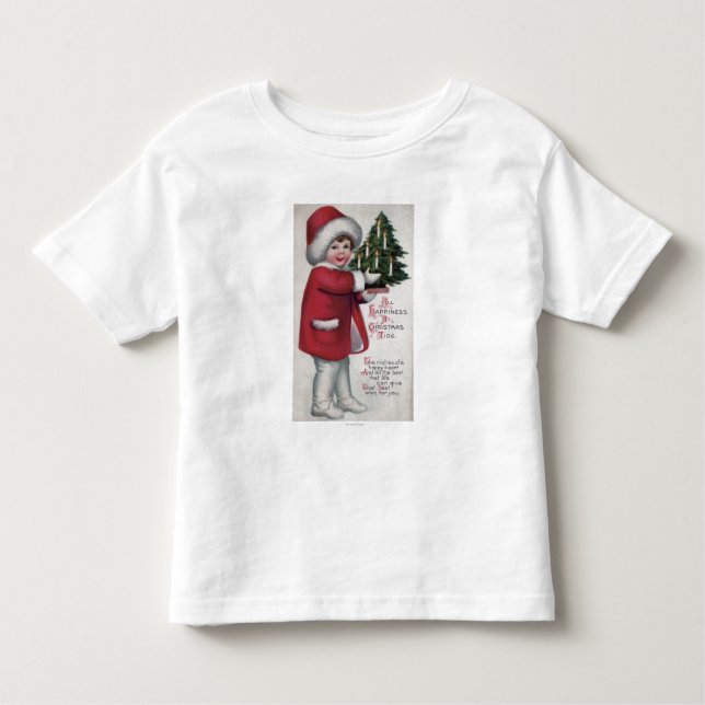 Camiseta De Bebé Toda la felicidad en la marea del navidad (Anverso)
