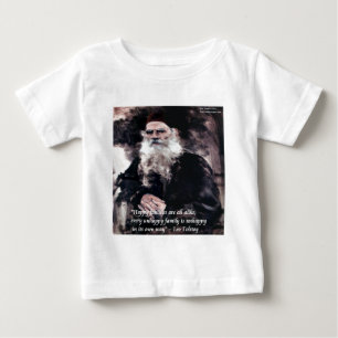 Camiseta De Bebé Todas las familias felices se parecen entre sí.