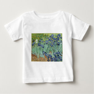 Camiseta De Bebé Todavía de Van Gogh vida: Florero con los iris