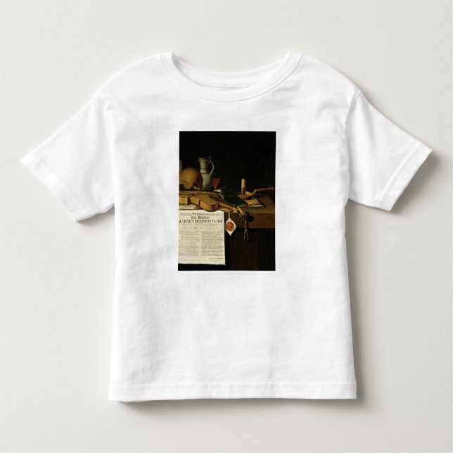 Camiseta De Bebé Todavía de Vanitas homenaje de la vida (Anverso)