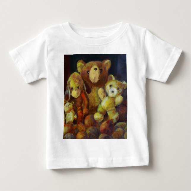 Camiseta De Bebé Todavía la vida con Teddy Bears (Anverso)