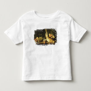 Camiseta De Bebé Todavía vida con el juego y la fruta
