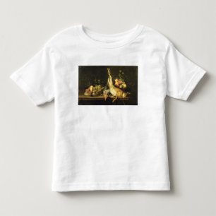 Camiseta De Bebé Todavía vida con el juego y la fruta