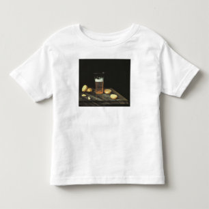 Camiseta De Bebé Todavía vida con el vidrio de cerveza