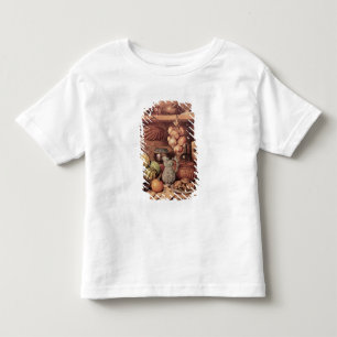 Camiseta De Bebé Todavía vida con la comida del navidad