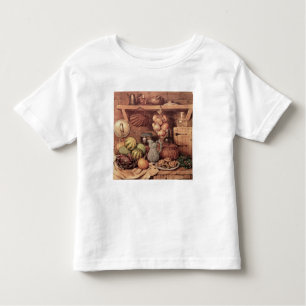 Camiseta De Bebé Todavía vida con la comida del navidad