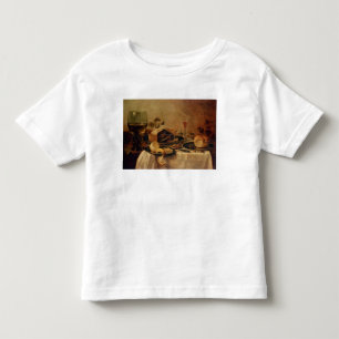 Camiseta De Bebé Todavía vida con la empanada de la fruta, 1635