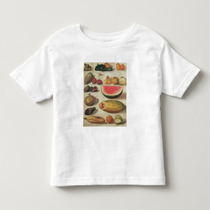 Camiseta De Bebé Todavía vida con la fruta y el sapo