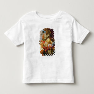 Camiseta De Bebé Todavía vida con la fruta y las flores