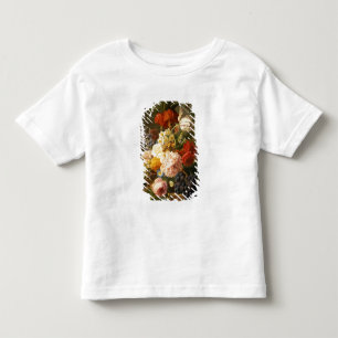 Camiseta De Bebé Todavía vida con las flores y la fruta, 1827