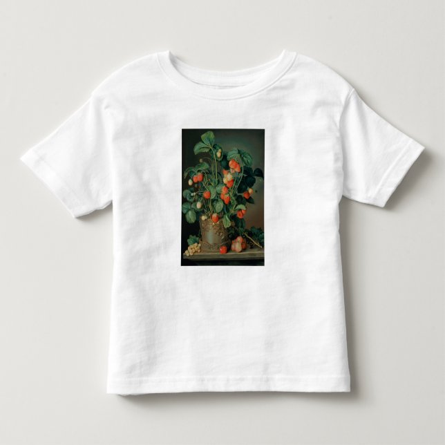 Camiseta De Bebé Todavía vida con las fresas (Anverso)