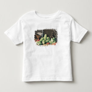Camiseta De Bebé Todavía vida con los pepinos y los tomates