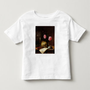 Camiseta De Bebé Todavía vida con un cráneo