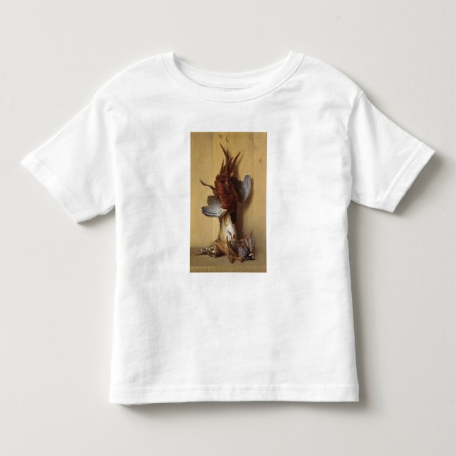 Camiseta De Bebé Todavía vida con una liebre (Anverso)