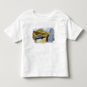 Camiseta De Bebé Todavía vida con una nube blanca