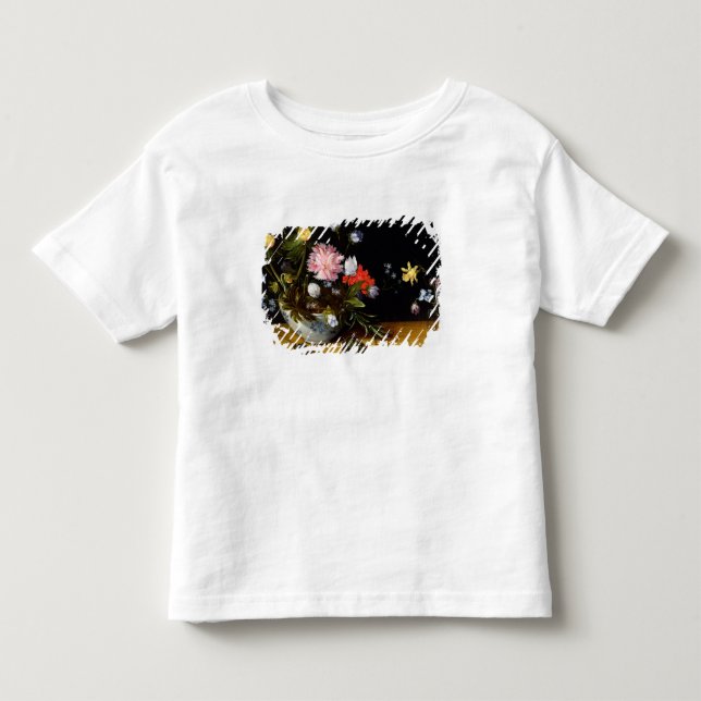 Camiseta De Bebé Todavía vida de flores (Anverso)